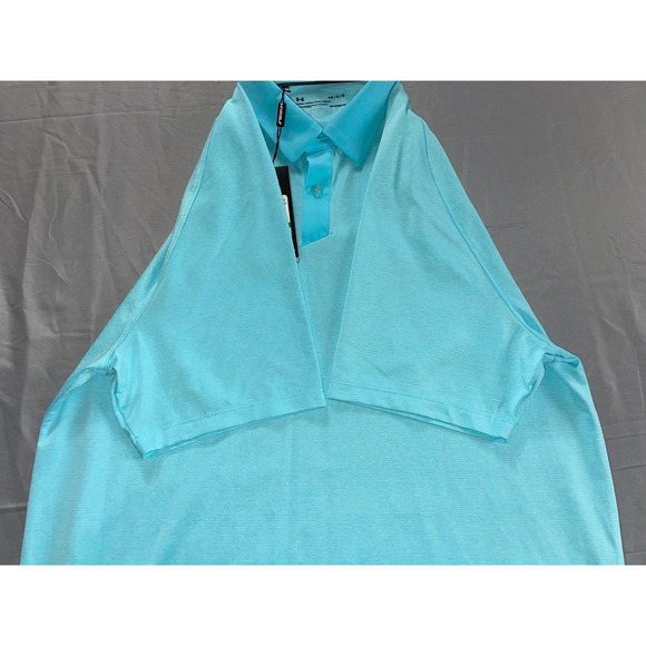 Under Armour HeatGear Loose Threadborne Polo Shirt. San Diego Gulls Hockey. NWT! - Picture 3 of 6